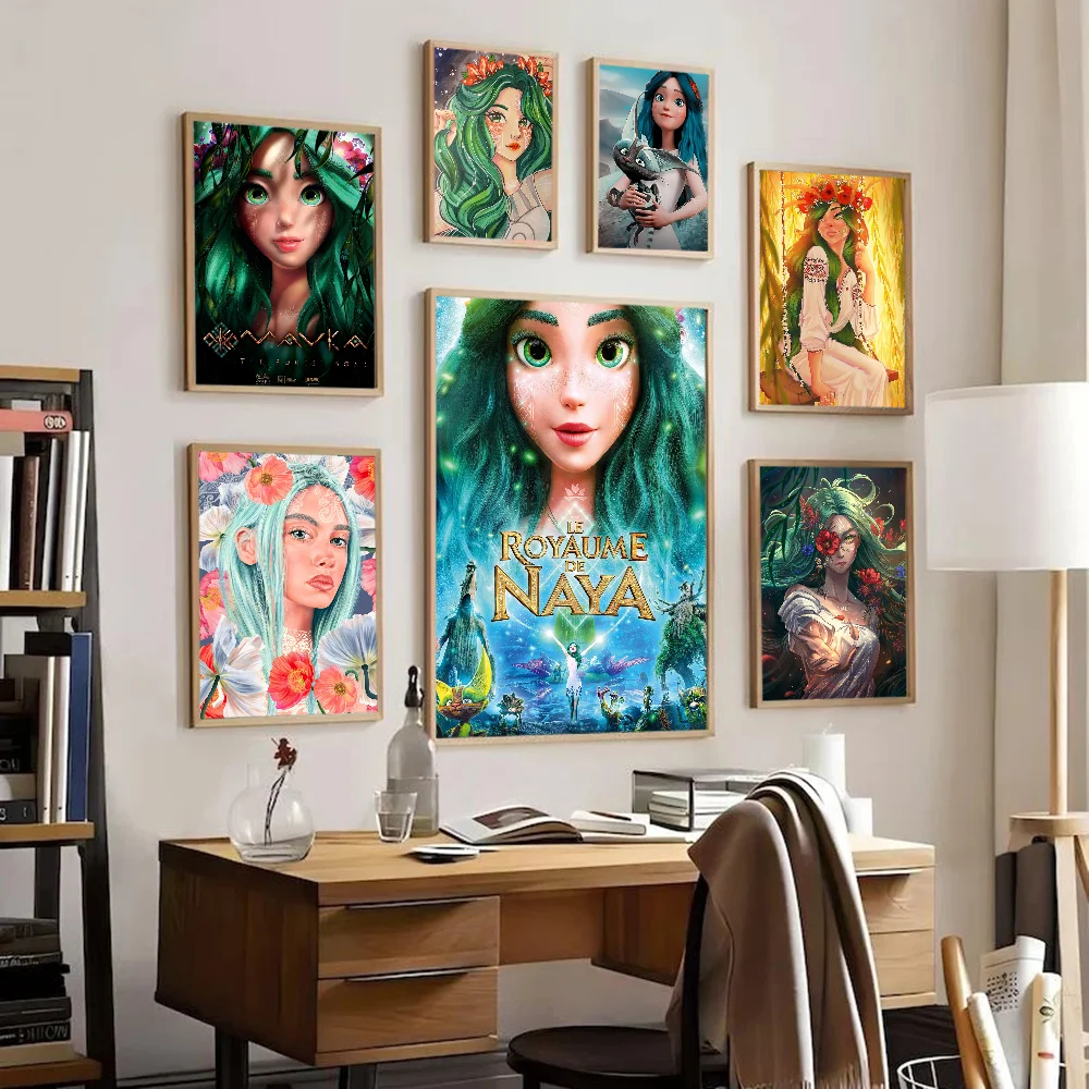 Высокое качество мультфильм аниме постер фильма Мака Лисова Риnya современный