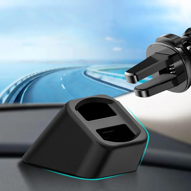 

Wireless Car Charger Stand Holder Base Air Vent Car Phone Holder Base Dashboard Charger Cradle Black/Silver Decor Car Interior