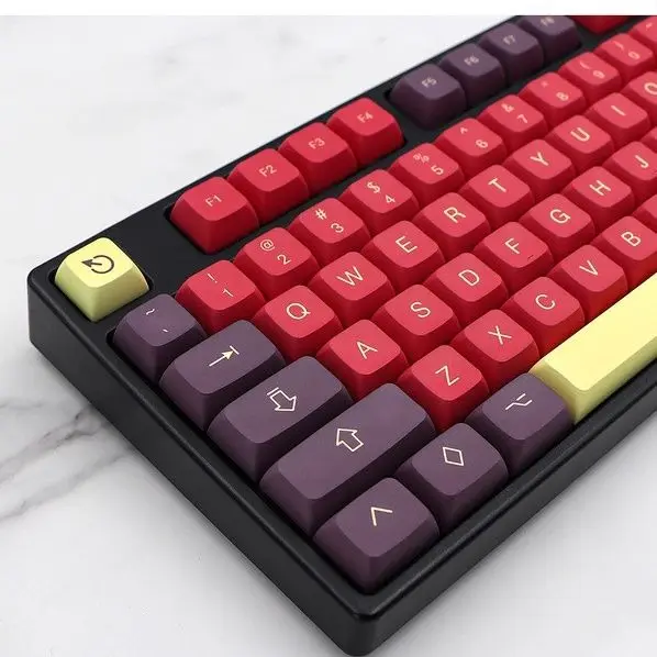 XDA Keycap PBT Сублимационный 128 клавиш Адаптируемый 61 64 68 96 108 GK Сплит-бар