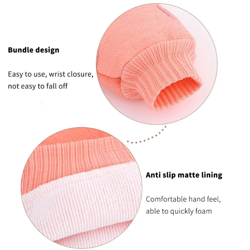 1pc Bath For Peeling SPA Exfoliating Body Cleaning Scrub Mitt Rub Dead Skin Gloves For Shower Body Brush Towel Foam Body Massage images - 6