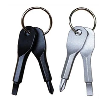 pocket repair tool multi mini gadget camp portable phillips keyring hike outdoor slotted screwdriver key ring hiking accessories