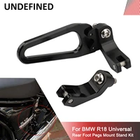 rear foot pegs mount for bmw r18 classic kits black passenger footpegs footrest r 18 motorcycle floorboards pedals support kits
