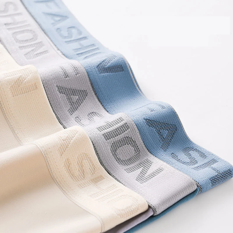 4Pcs Lot Men Boxer Shorts Antibacterial Printed Underwear Man Underpants Boxershorts Breathable Boxers Male Sexy Panties L-4XL