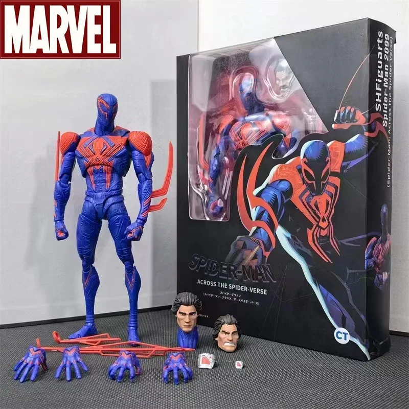 Shf аниме Человек-паук 2099 фигурки героев Майлз фигурка ПВХ Модель Куклы