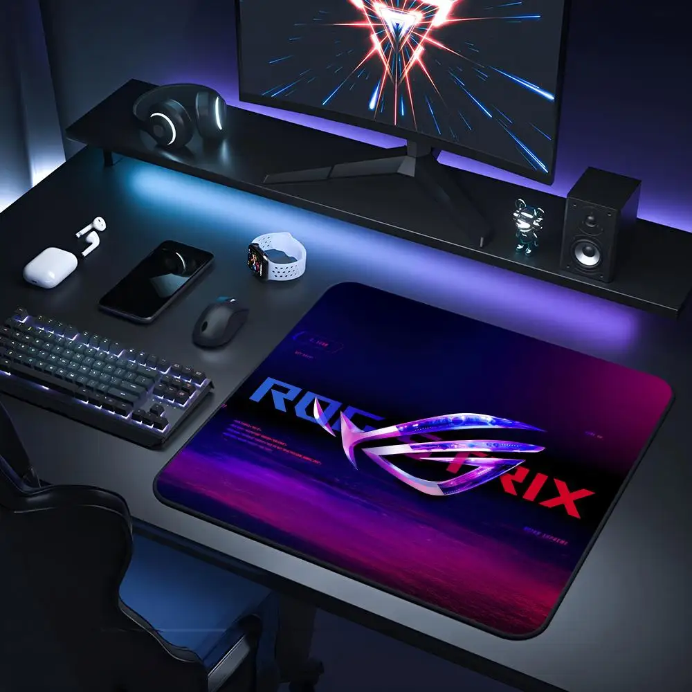 Фото ROG ASUS Mouse Pad Gaming Laptops Keyboard Mat Deskmat Pc Accessories Desk Protector Mousepad Gamer Mats Anime №1