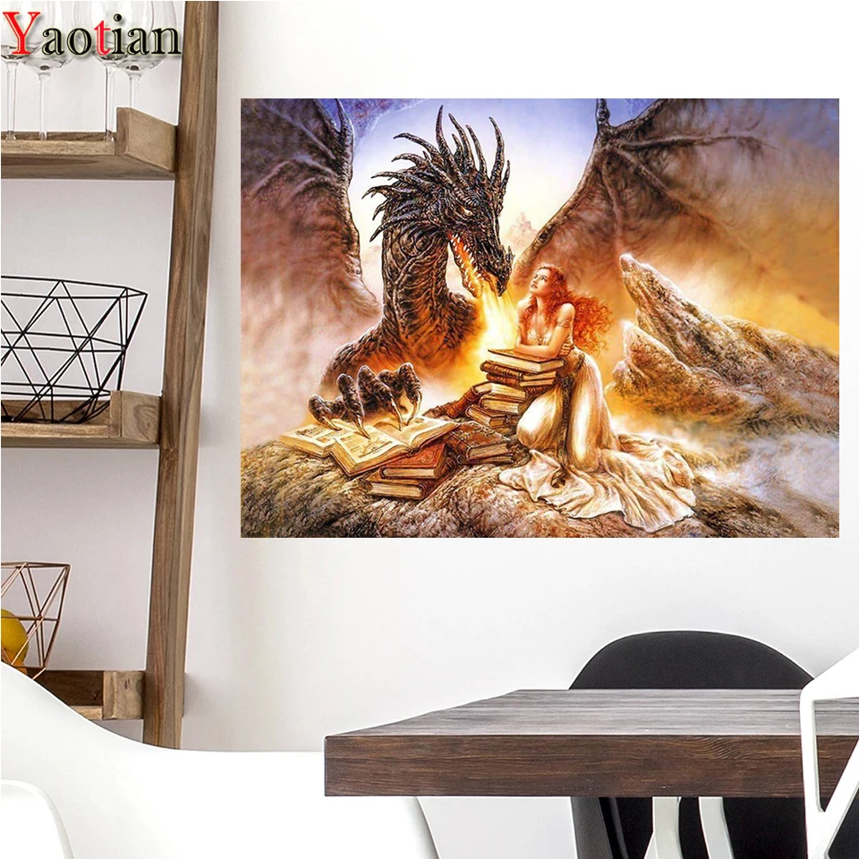 Алмазная живопись искусство стразы вышивка стразами крестиком животное