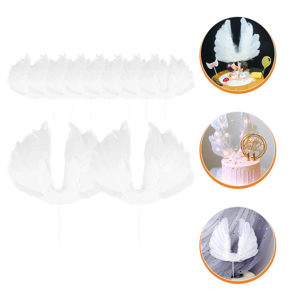 

Cake Picks Decoration Cupcakewing Toppers Decorations Dessert Wedding Birthday Baby Shower Party Ornaments Treat Decor Cakes Kit