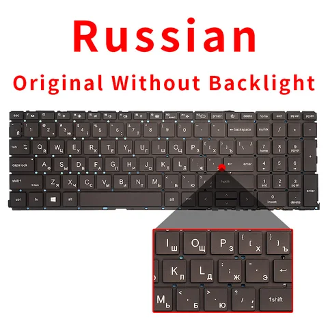 Клавиатура США/SP для мобильной рабочей станции HP ZBook Power G7 HSN-Q26C ProBook 450 15,6 дюйма G9 HSN-Q32C-5 ProBook 455 15,6 дюйма G9