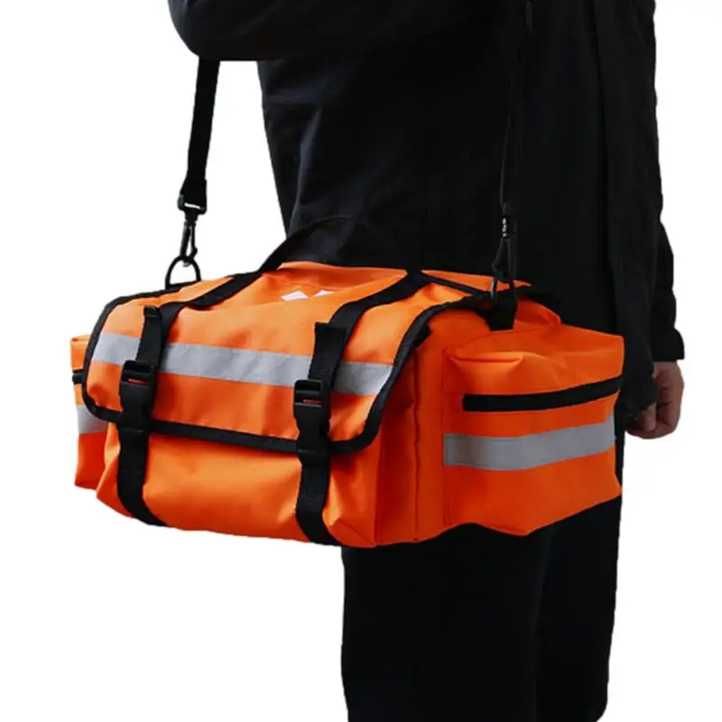 

Empty Survival Bag 15L Car-Mounted Outdoor Bag Large Capacity Outdoor Shoulder Bag Easy Access With Reflective Strip