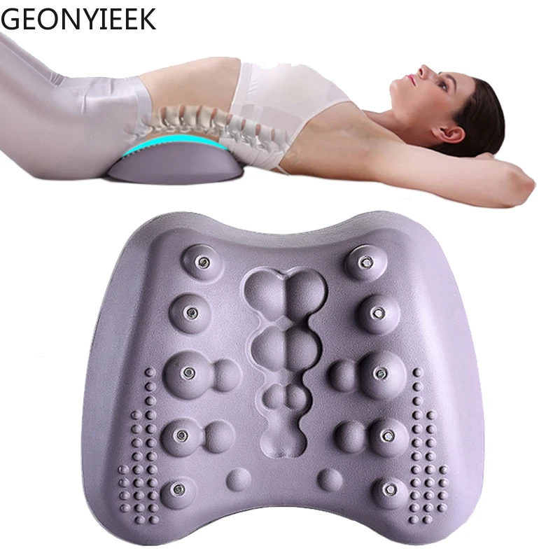 

Lumbar Massager Back Physiotherapy Magnetic Therapy Home Lumbar Disc Pain Chiropractic Pillow Correction Traction Lumbar Spine