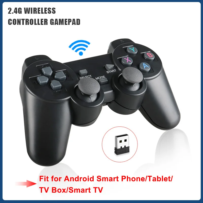 2.4Ghz Wireless Gamepad For Super Console X-pro Game Controller USB Joystick For TV Video Game Console Android TV BOX Phone