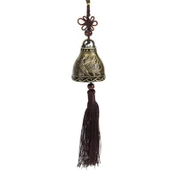 new vintage lucky wind chime feng shui bell blessing wind chime chinese knot for good luck fortune home car crafts