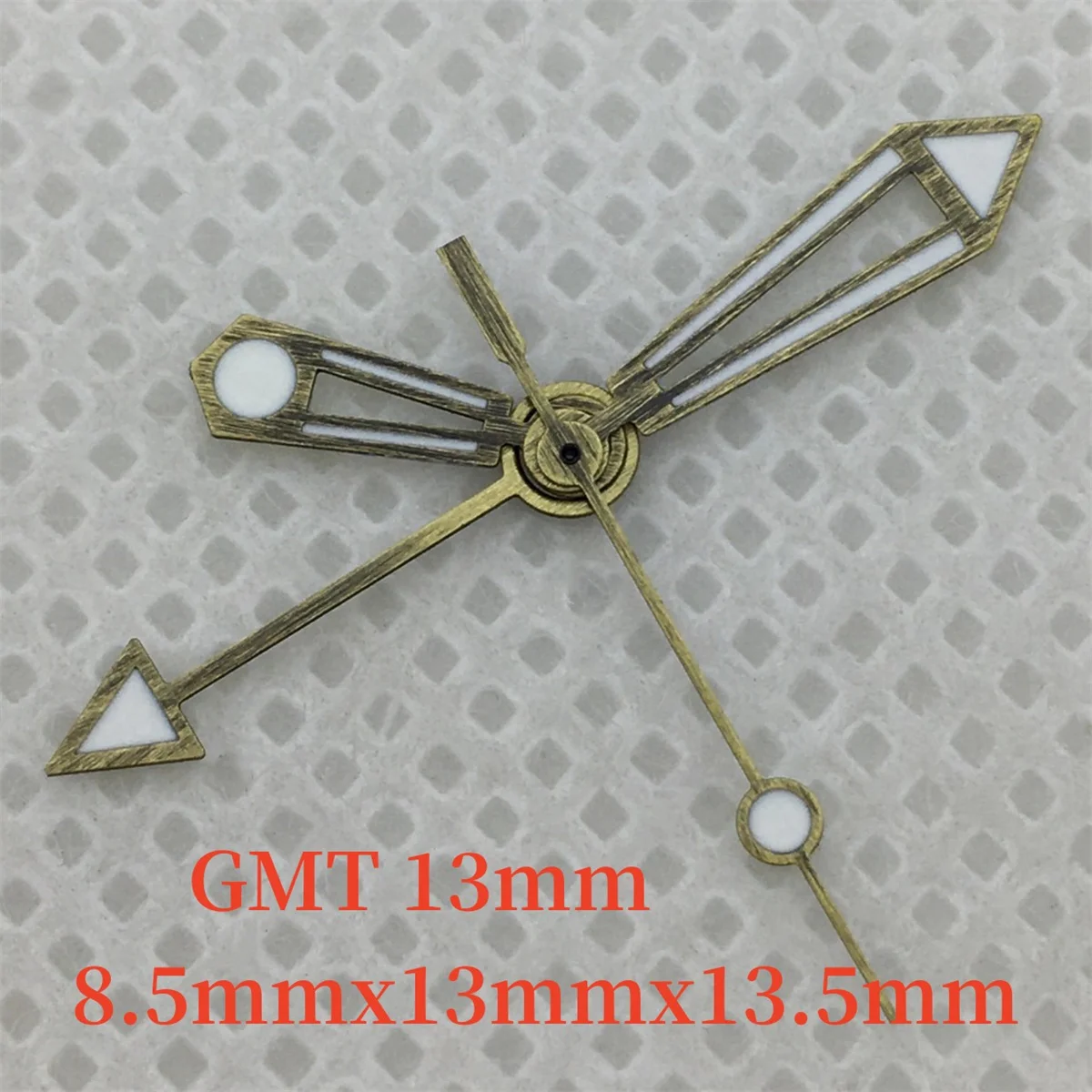 BLIGER бронзовые стрелки GMT 4-контактные зеленые светящиеся в темноте для механизма