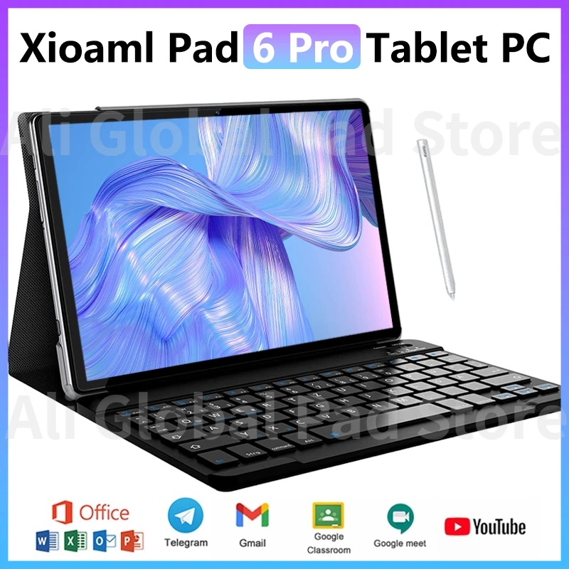 

Global Version Pad 6 Pro Tablet Android 12 Snapdragon 870 tablets PC 11 Inch 10000mAh 12GB+512GB 5G Dual SIM Card or wifi MI tab