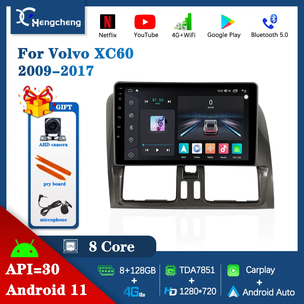Gps Navigation Android 11 8+128g Carplay Car Cd 4g 360 Camera
