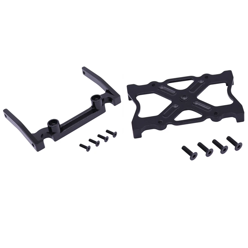 

NEW-Metal Battery Mounting Fixed Bracket For 1/10 Axial SCX10 Black & Metal Radio Receiver Box Mounting Fixed Bracket