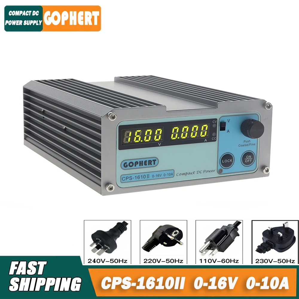 Gophert CPS 1610II импульсный источник питания постоянного тока Высокоточный Цифровой