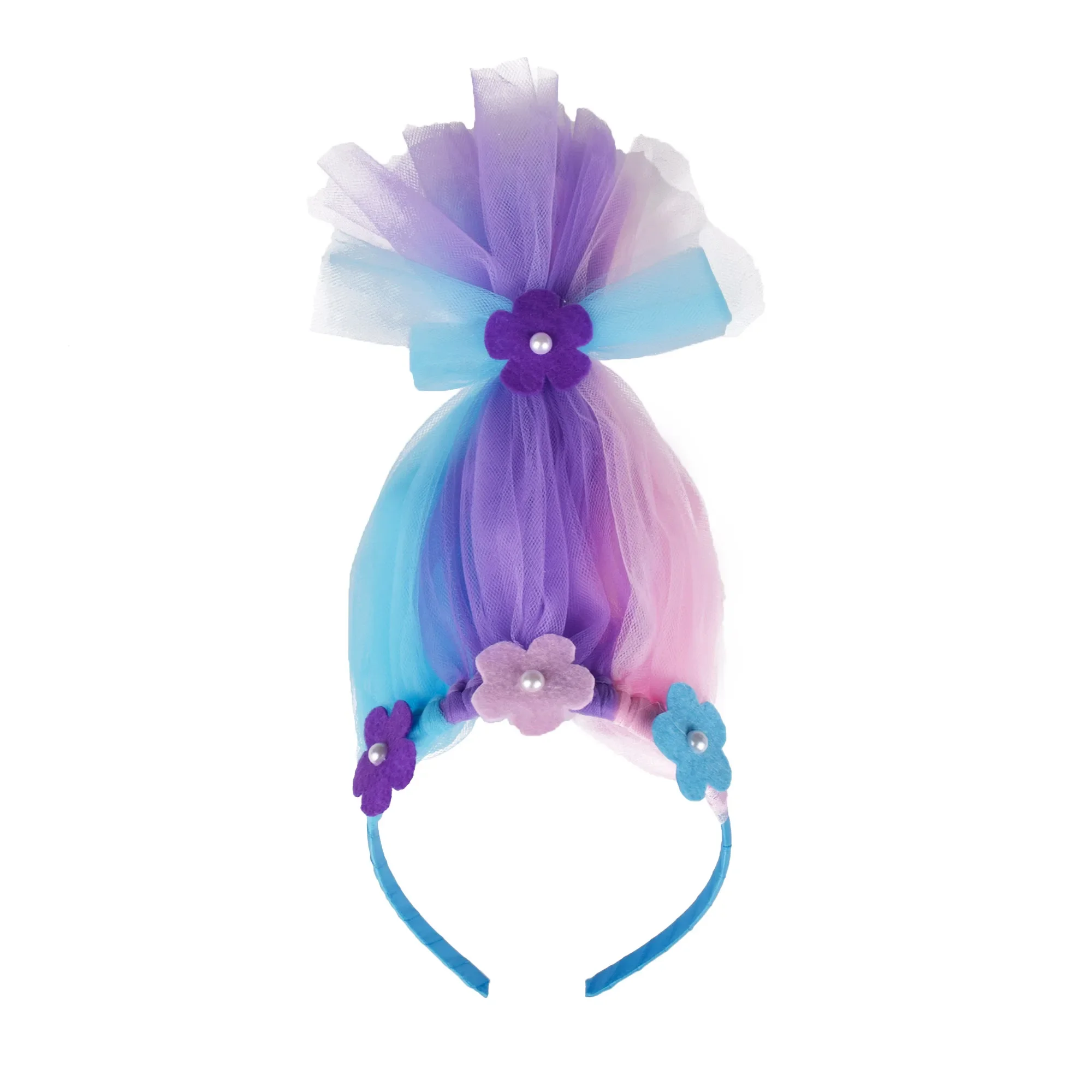 Повязка на голову для троллей маленьких девочек повязки дня рождения детский