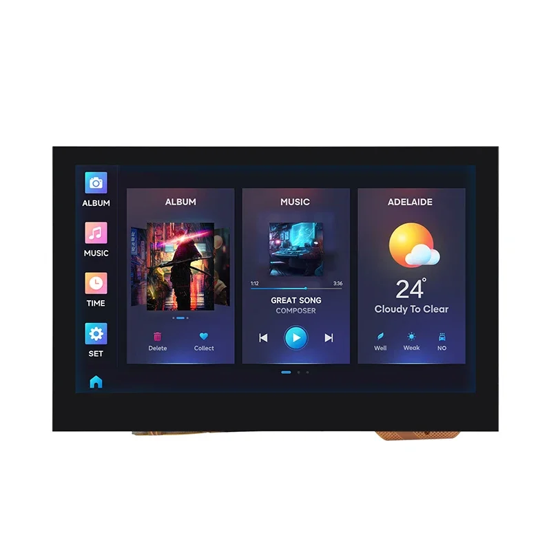 ESP32-S3 4 3 дюймовый емкостный сенсорный дисплей макетная плата 800 × 480 5-точечный