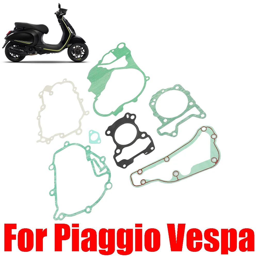 Фото Полный комплект прокладок для Piaggio Vespa Primavera Sprint LX LXV LT S 125 150 3 В, прокладки сцепления картера двигателя мотоцикла №1