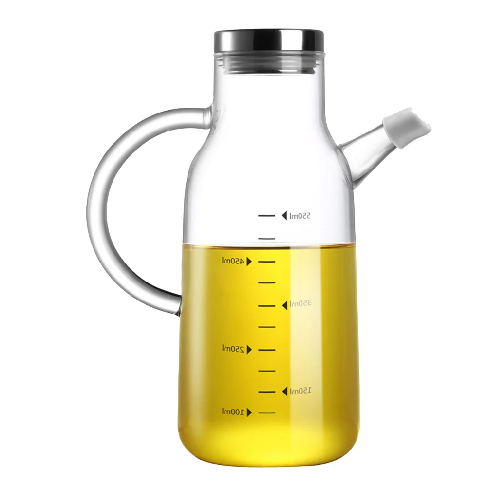 

Fry Cooking for Soy Sauce Cruet Oil Dispenser Scale Glass Condiment Container 1PC