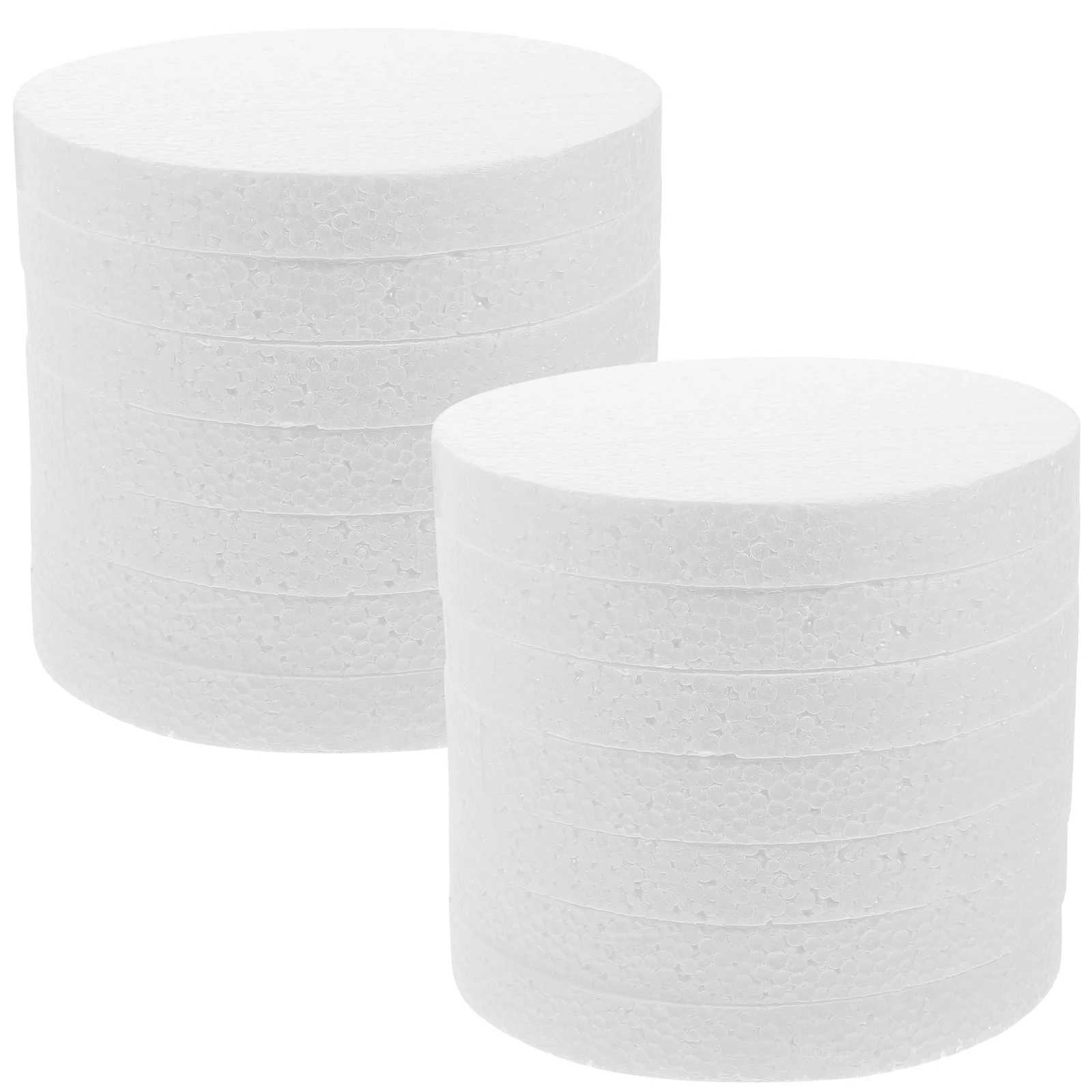 16 шт. белый пенопластовый диск для рукоделия принадлежности из пенопласта круги