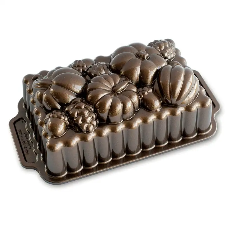 

Cast Aluminum Harvest Bounty Loaf Bronze, 6 cup capacity, 10.1