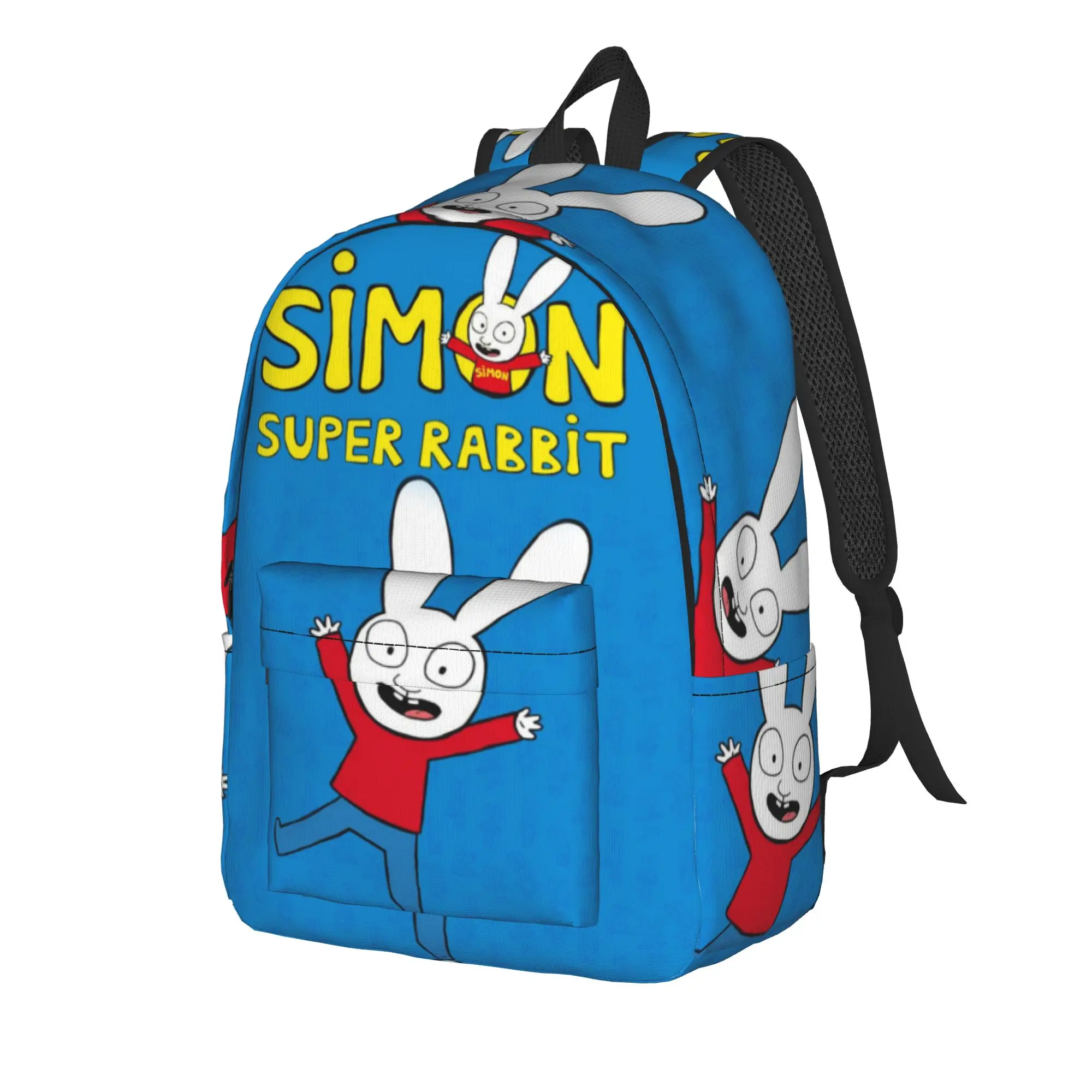 Фото Рюкзак Simon Super Rabbit для мужчин, женщин, подростков, студентов, рабочий рюкзак, сумка через плечо для ноутбука, спортивная сумка №2