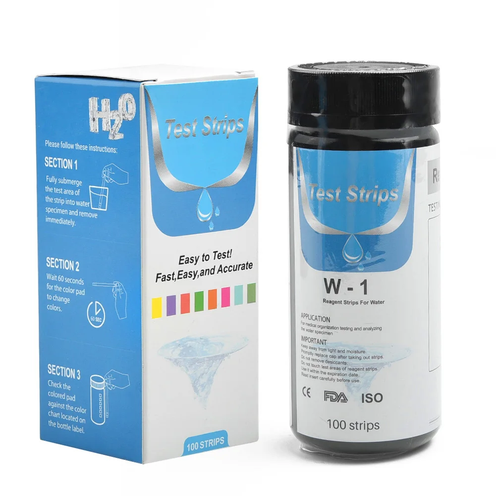 

Hot Kits Test Strips 0-425 PPM Aquarium Practical Reliable Water Best Strips Test 50-in-1 Count) Hard Hardness