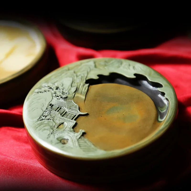 Натуральный грубый камень Laokeng inkstone