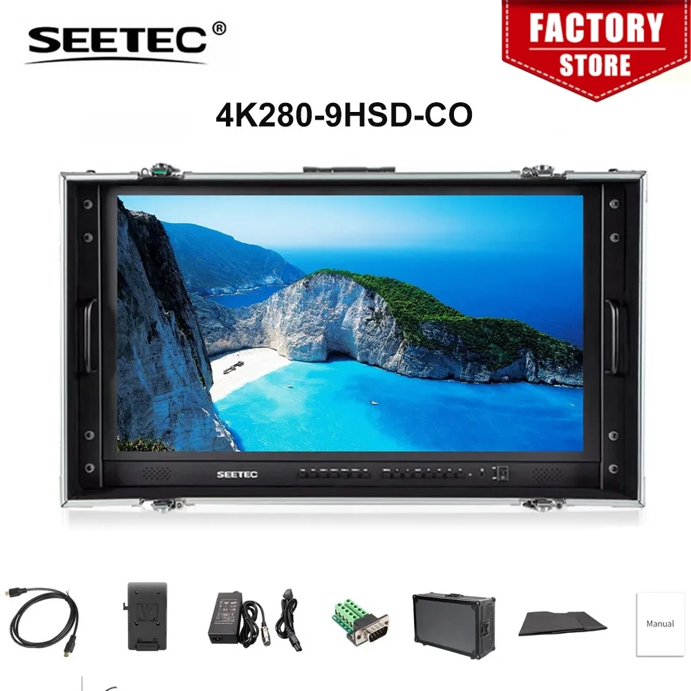 Монитор SEETEC 4K280-9HSD-CO, 28 дюймов, для ручной трансляции, 4K UHD 3840x2160