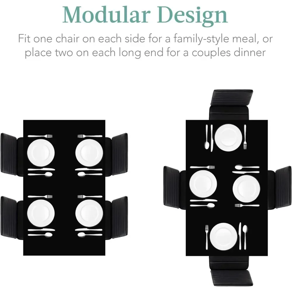 Стеклянный обеденный набор современный стол для столовой уголок компактный