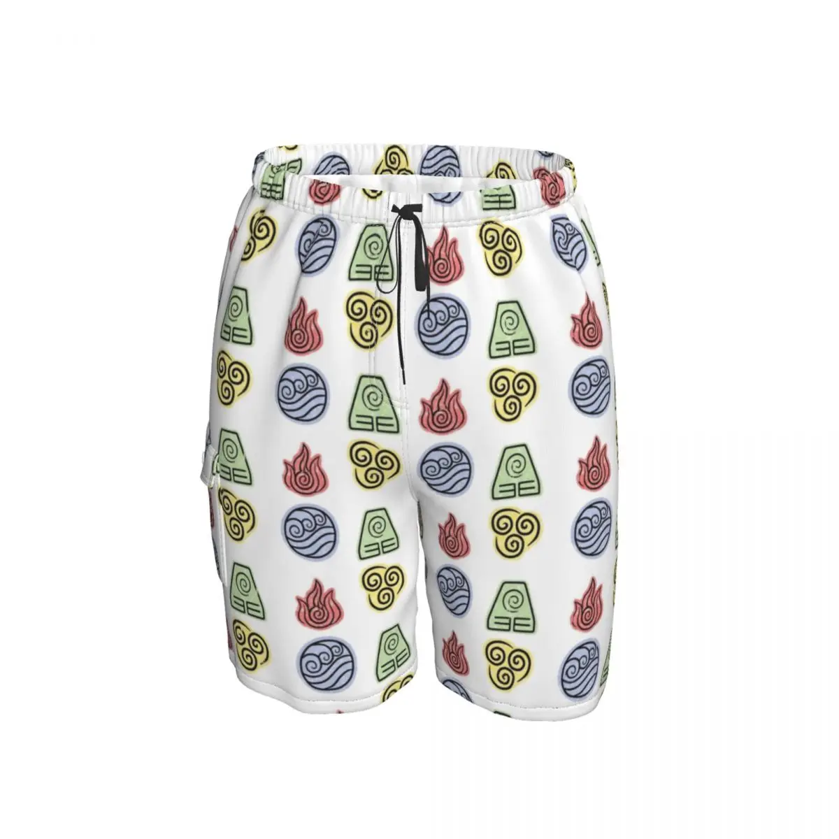 

New Shorts Avatar The Last Airbender Anime Plot Action Summer Men's Swim Trunks Male Swimwear