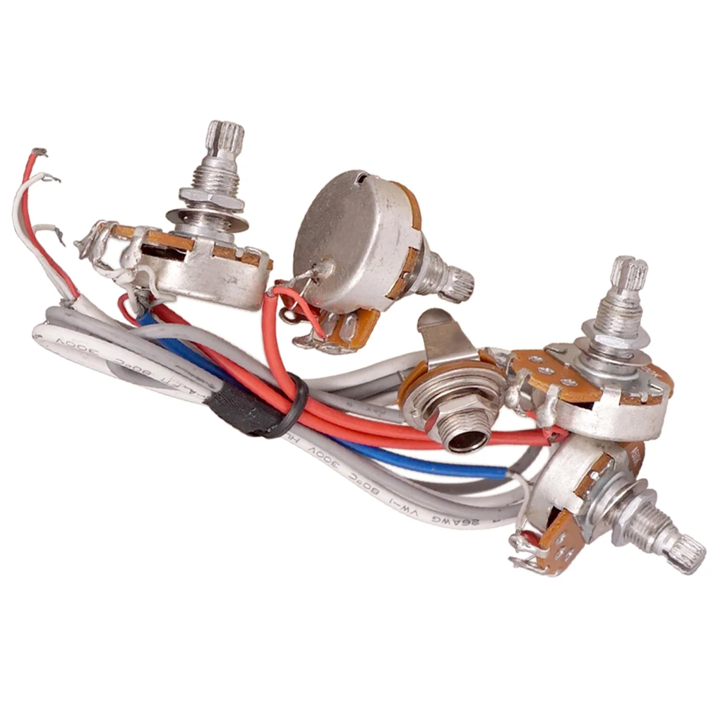 

Гитарный регулятор громкости, электропроводка, разъем для гитары EPI