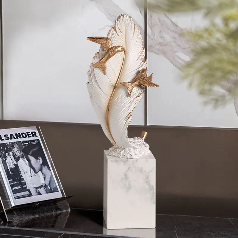 Современные роскошные полимерные украшения фэн-шуй Qi для дома гостиной крыльца