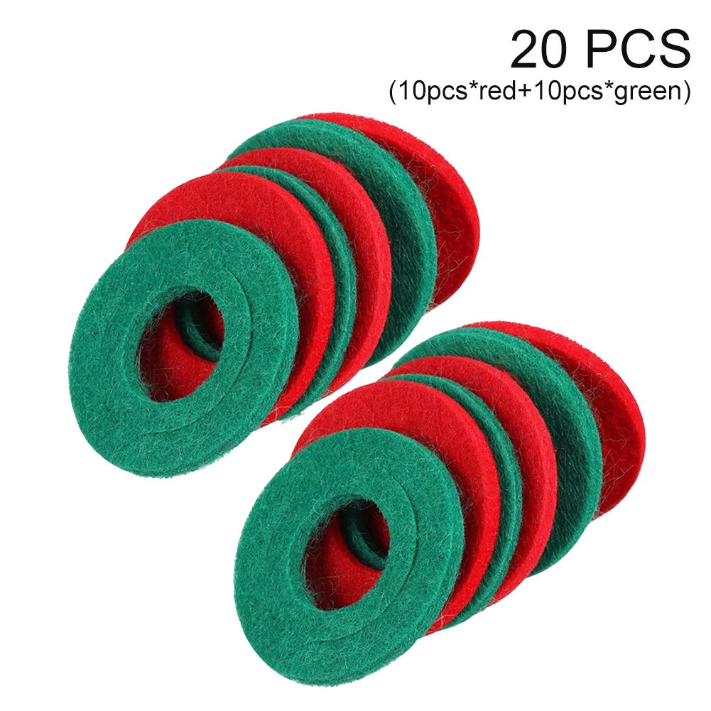 

20pcs Practical Small Durable Battery Terminal Washer Red Green Ends Replacement Fiber Protector Easy Use Car Accessories Tool