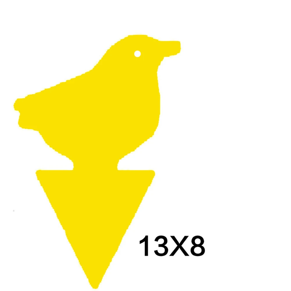 Набор из 10 двухсторонних желтых липких ловушек для мух |