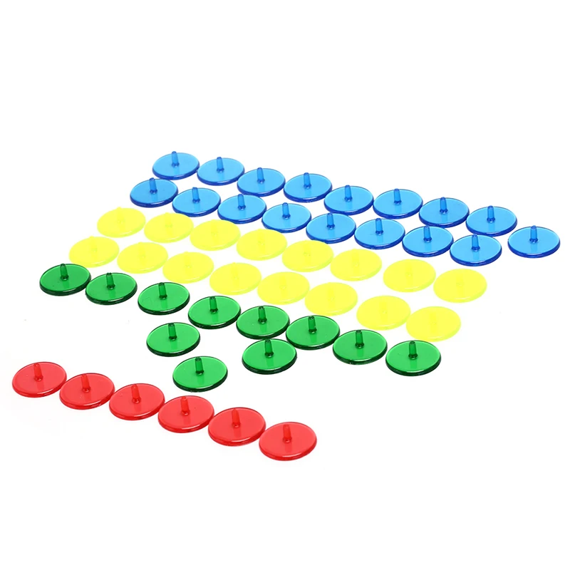 Mark Position Markers Assorted Color Diameter 24mm Golf Ball Maker Base Accessories 50pcs