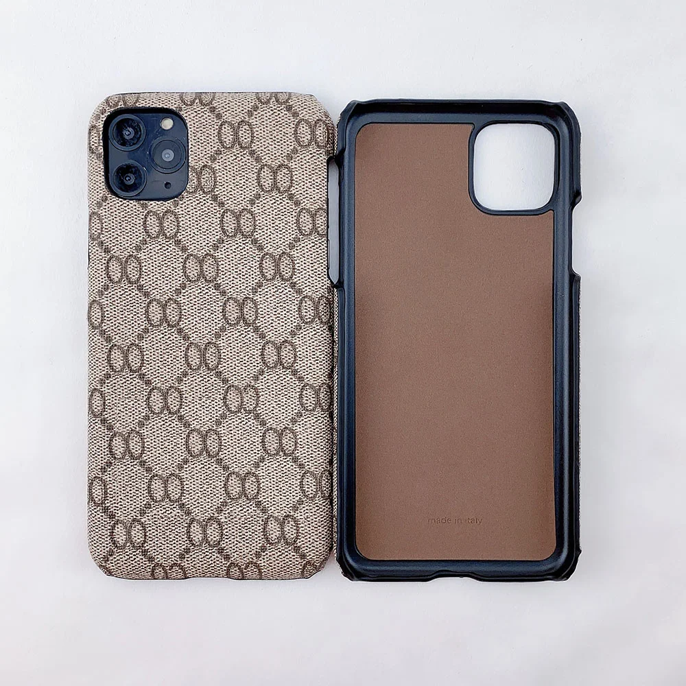 

GG Luxury Brand Letter Pattern Phone Case For Apple iphone 13 11 12 Pro X XR XS Max 7 8 Plus Hard Back Cover Phone Accessory Bag