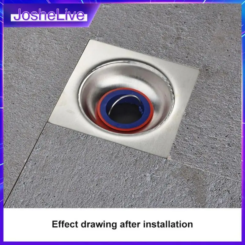 

Floor Strainer Plug Trap Sink Large Displacement Kitchen Bathroom Sink Drainer Drain Filter Anti Odor Pest Prevention Deodorant