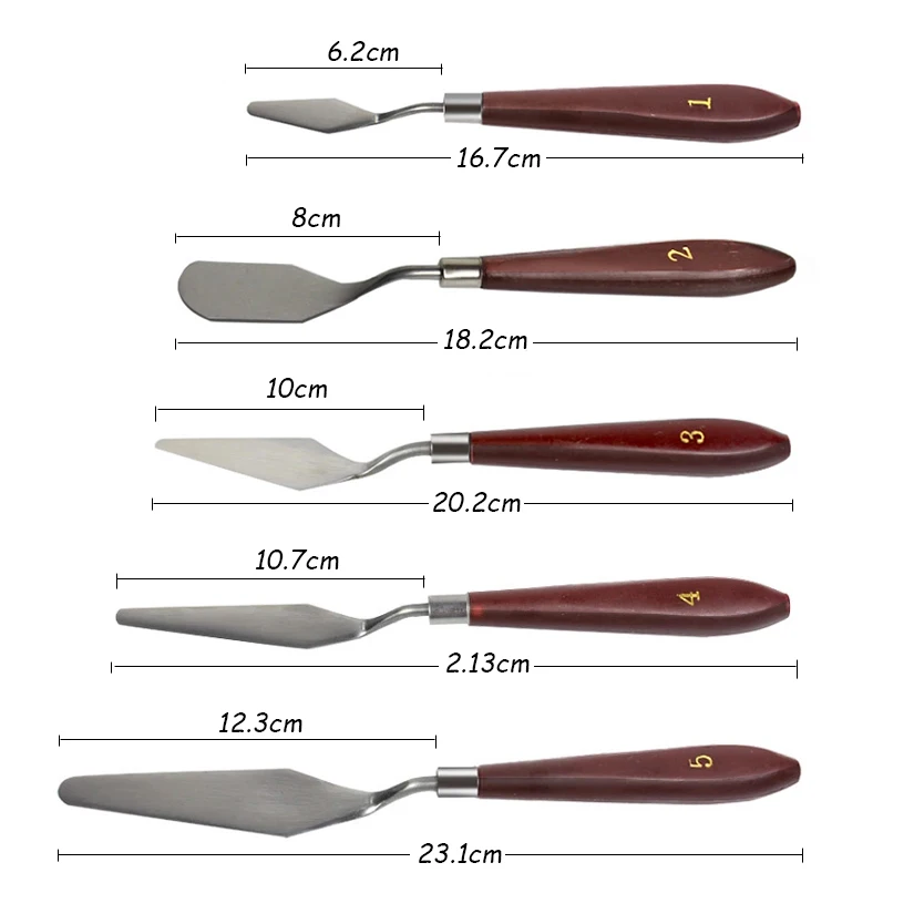 5 шт./компл. шпатель из нержавеющей стали инструменты для выпечки кондитерских