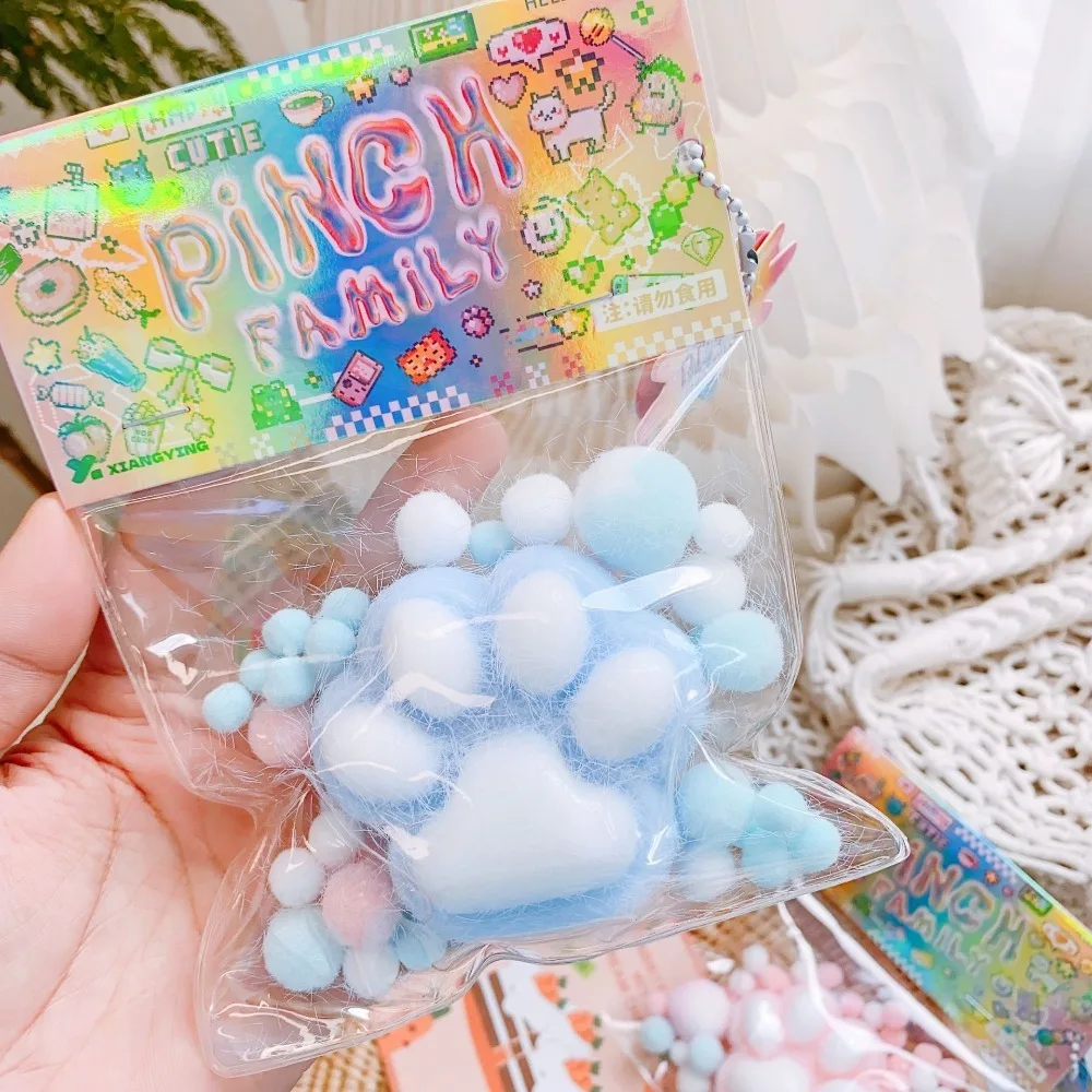 Сенсорные игрушки из искусственной кожи с медленным отскоком кавайная плюшевая