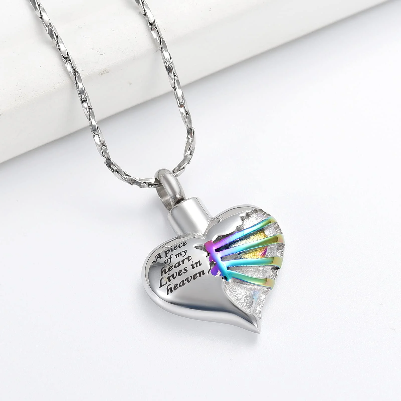 Heart Urn Necklace for Ashes Cremation Jewelry Keepsake Memorial Loved One | Украшения и аксессуары