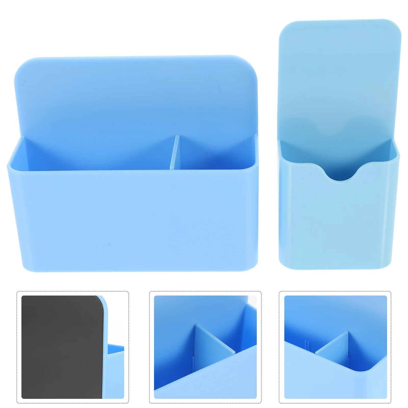 

2 Pcs Whiteboard Marker Pen Holder Magnetic Holders Organizer Dry Erase Plastic Child Eraser