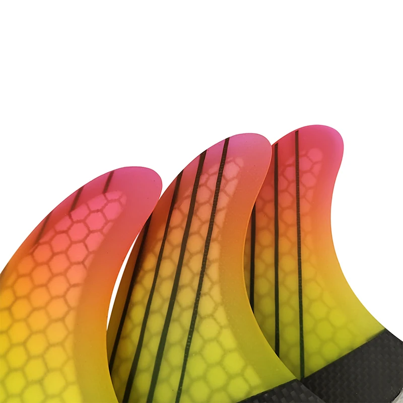 Upsurf fcs 2 плавника с двойными вкладками для серфинга плавники Сотами из