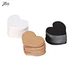 4,5*4 см 50 шт. ценовая этикетка в форме сердца, этикетки для одежды, крафт-бумага, свадебные подарочные бирки, сделай сам, вечерние бирки