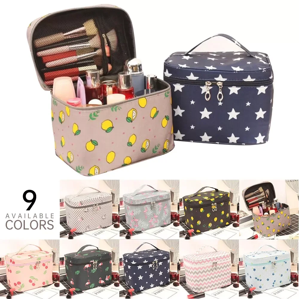 

Waterproof Portable Women Makeup Bag High Capacity Toiletries Organizer Storage Cosmetic Cases Zipper Wash Beauty Pouch 1