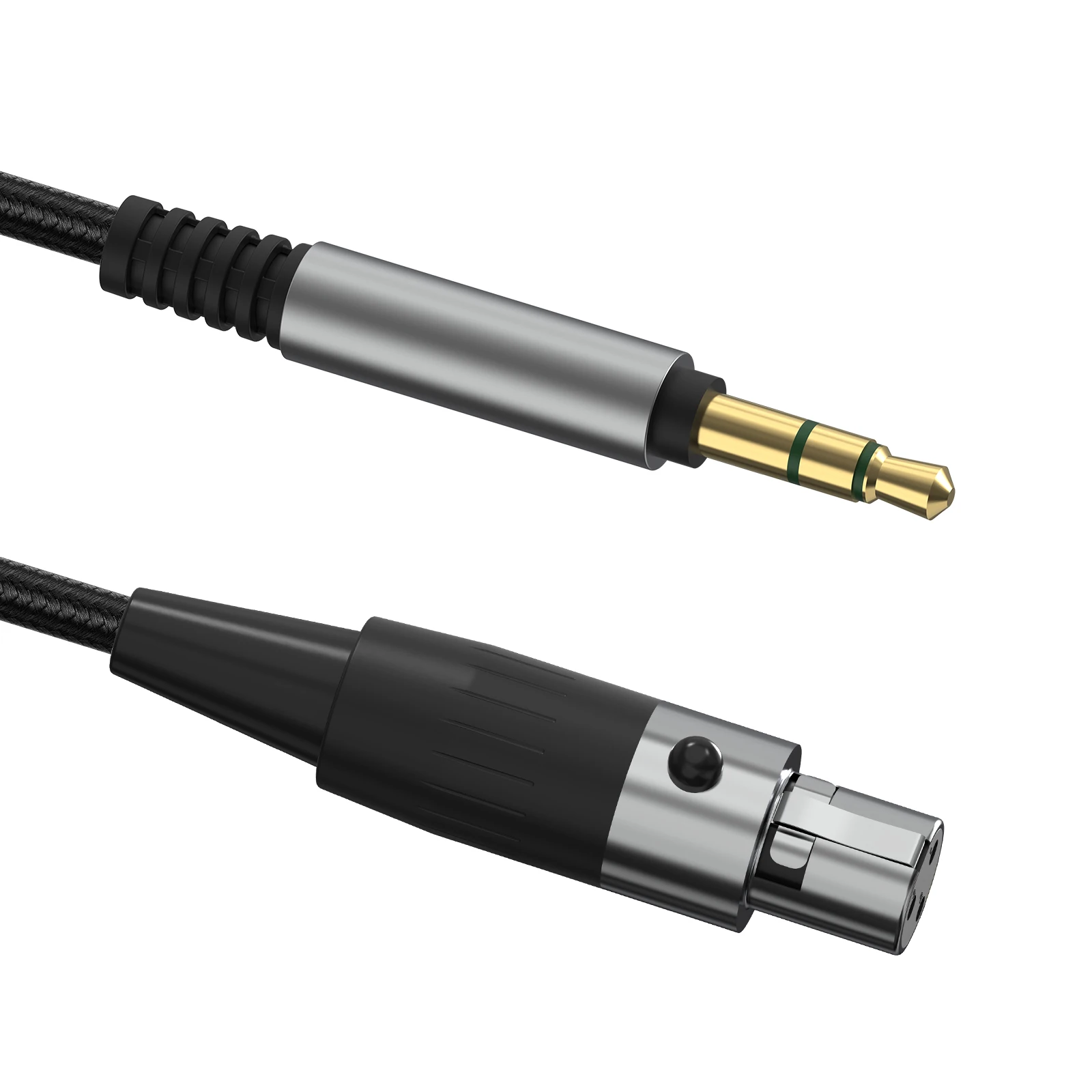 Фото Аудиокабель Geekria, совместимый с наушниками Beyerdynamic DT 900 PRO X, сменный стереошнур из плетеного нейлона 3,5 мм (6 футов / 1,7 м) №3
