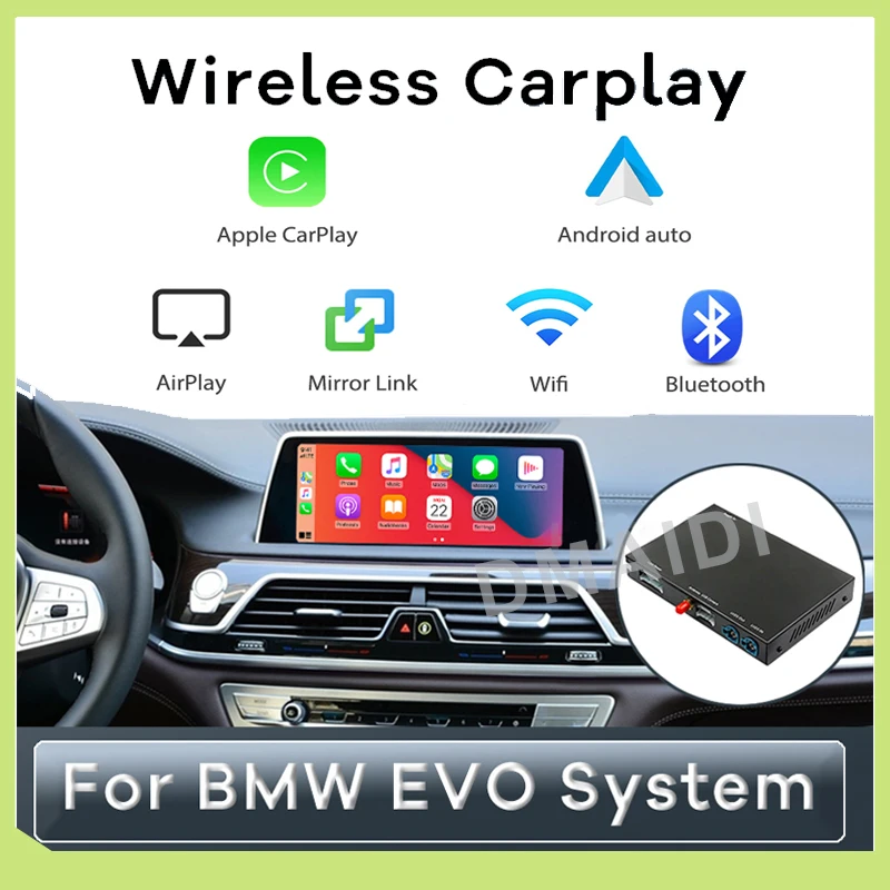 

Wireless CarPlay connection decoder box For BMW EVO ID5 ID6 System 2017-2019