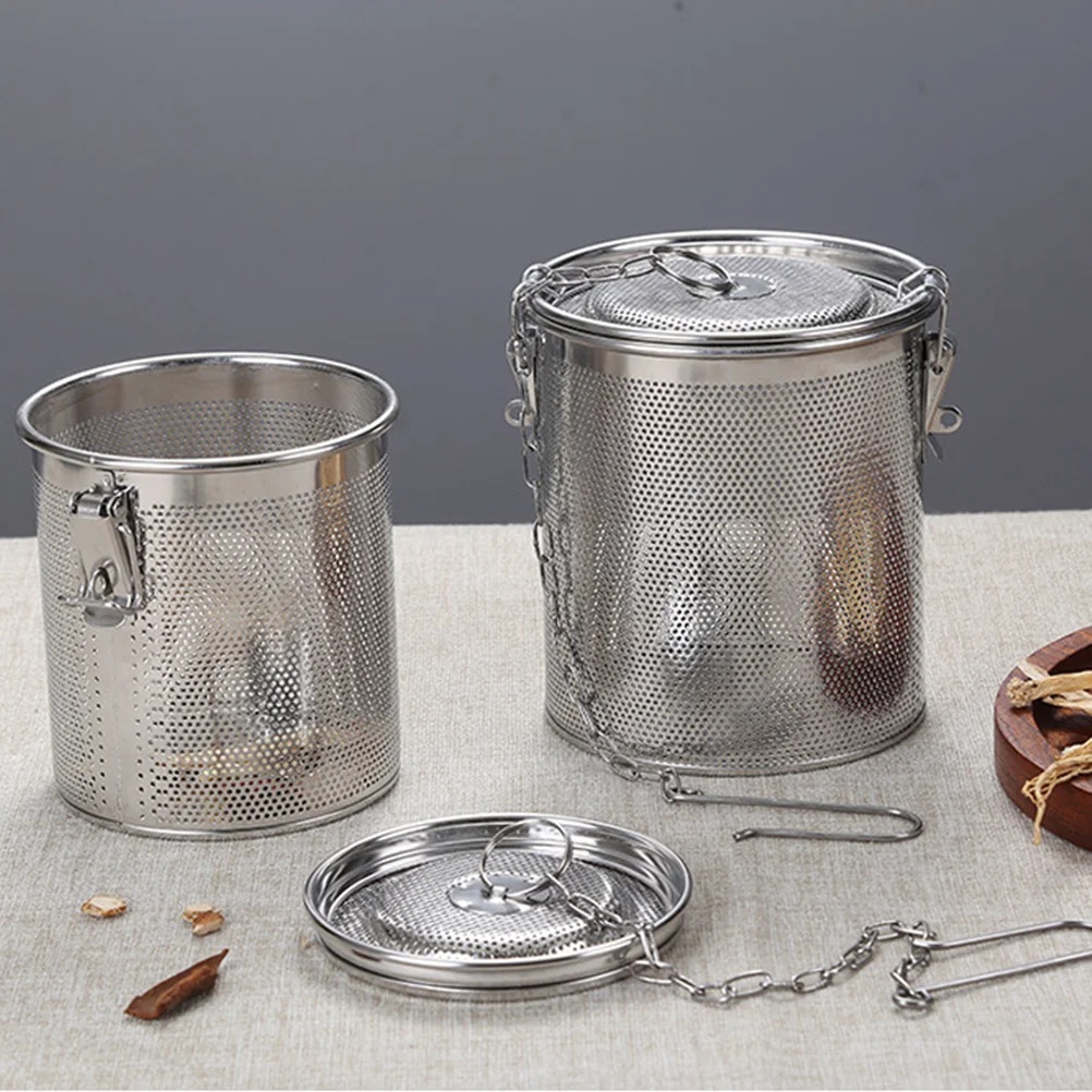 

Tea Strainer Infuser Loosefilter Leaf Stainless Steel Steeper Seasoning Mesh Seasonings Herbal Basket Sifter Infuserscooking